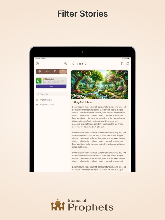 Stories of Prophets in Islam iPad Screenshots