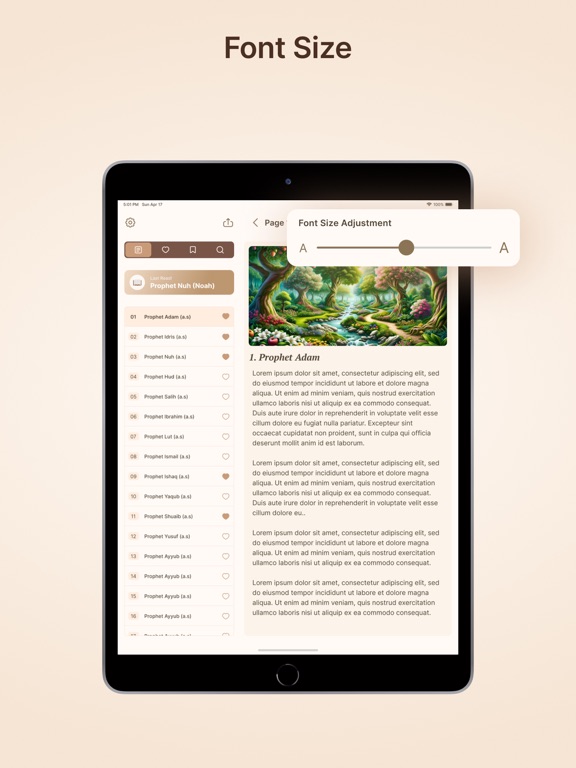 Stories of Prophets in Islam iPad Screenshots