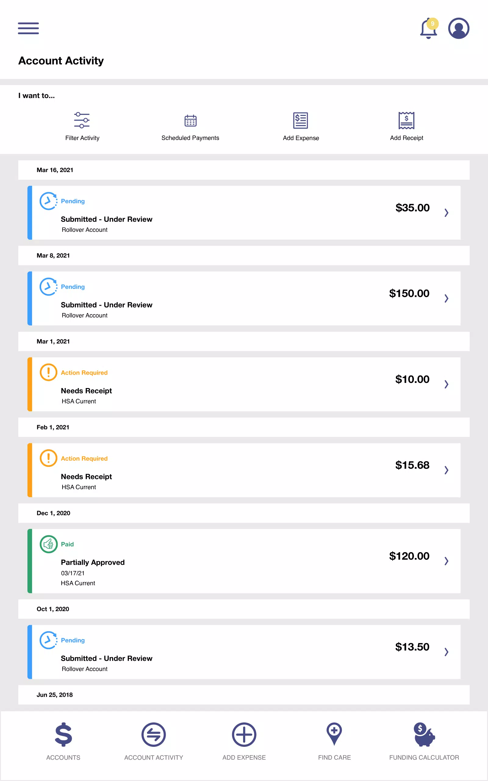 IMS Flex Mobile Screenshots
