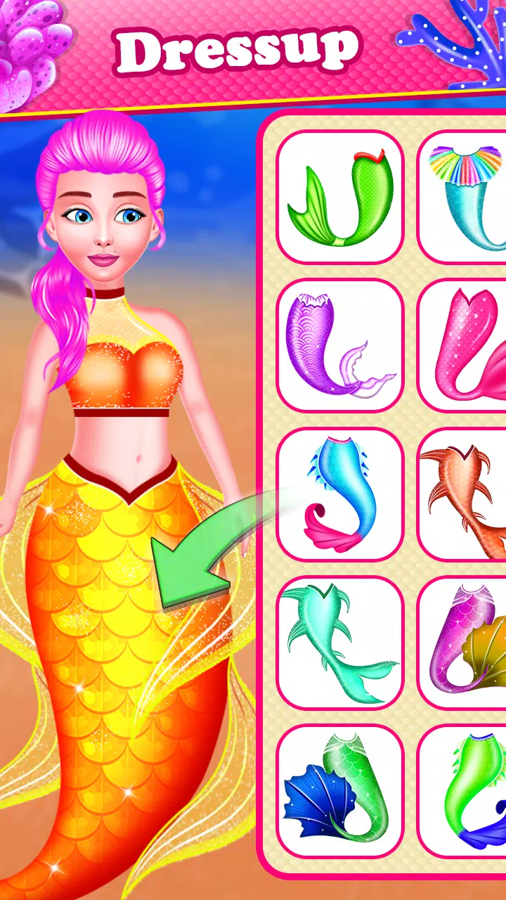 Mermaid Newborn Party Game Screenshots