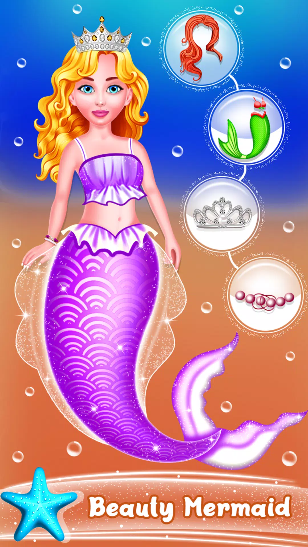 Mermaid Newborn Party Game Screenshots