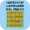 iGestural Language ASL Match