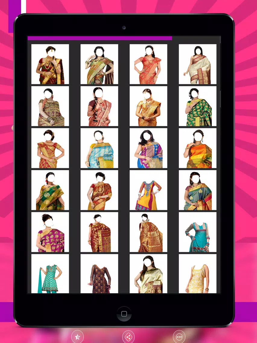 ภาพหน้าจอของ Indian Saree Photo Suit iPad
