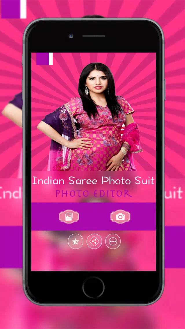 ภาพหน้าจอของ Indian Saree Photo Suit