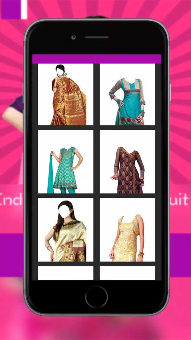 ภาพหน้าจอของ Indian Saree Photo Suit
