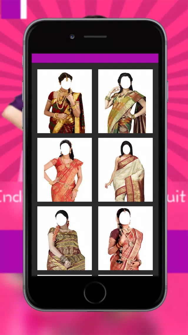ภาพหน้าจอของ Indian Saree Photo Suit