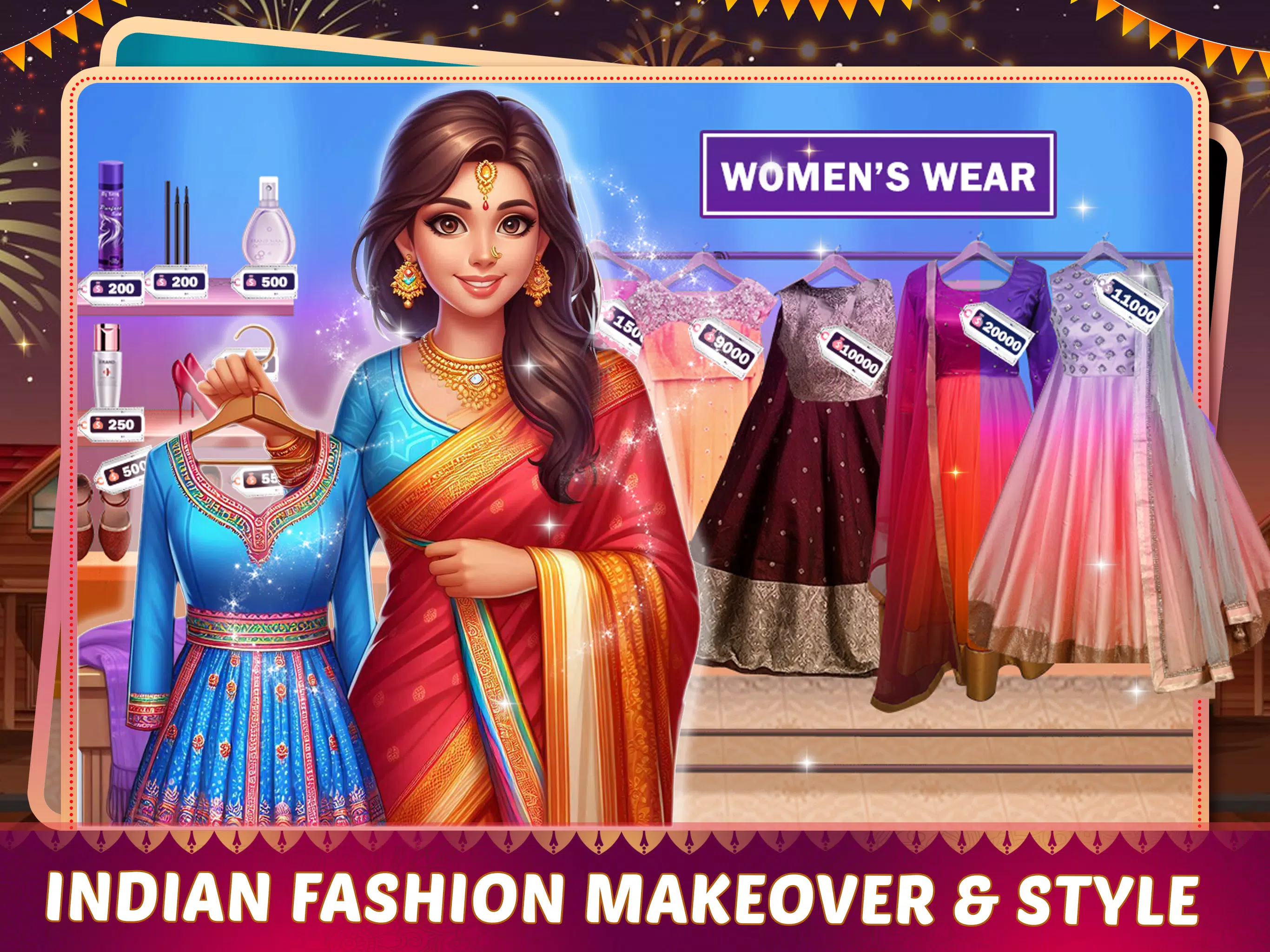 Indian Fashion Diwali Games Screenshots