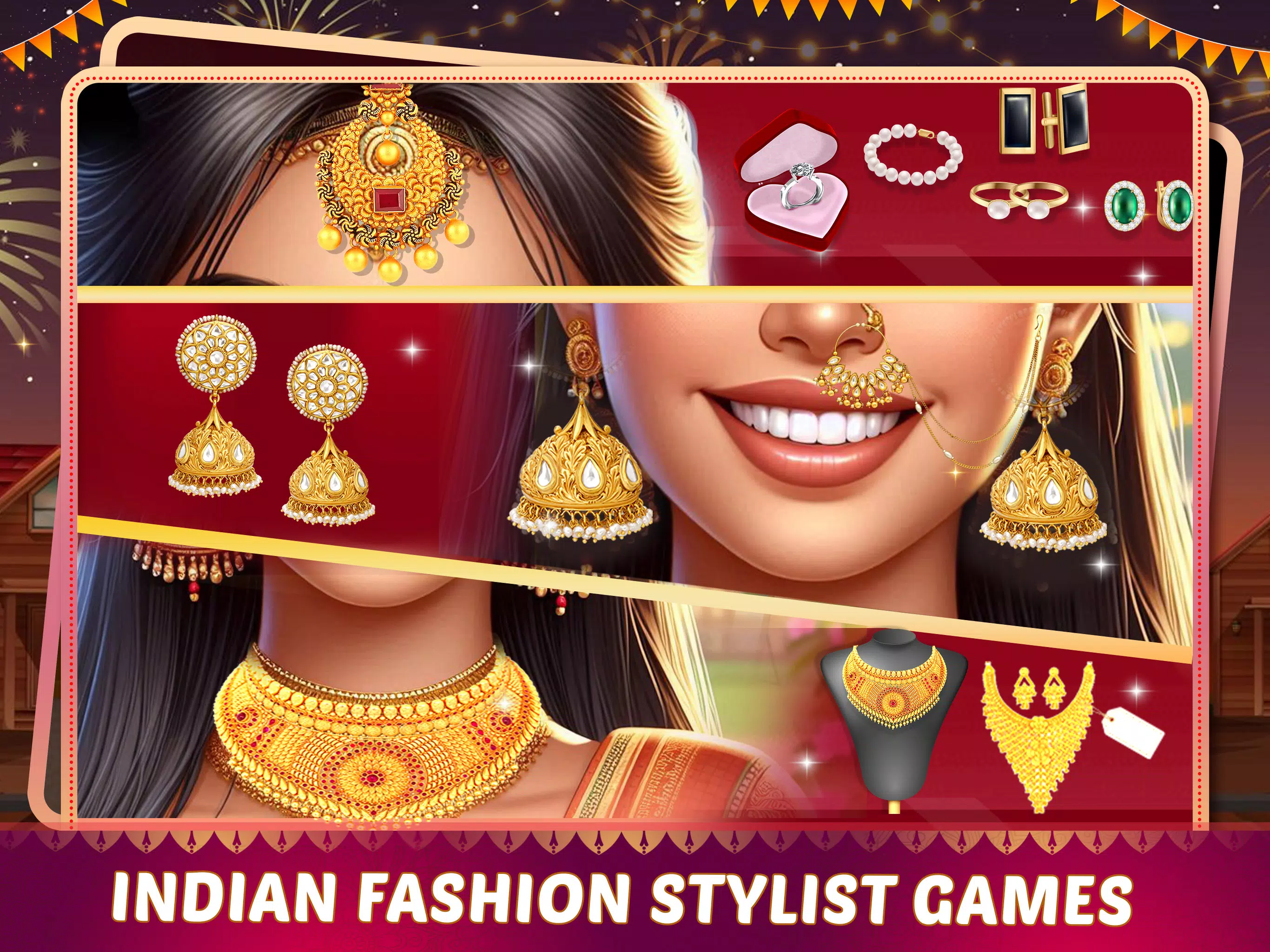 Indian Fashion Diwali Games Screenshots