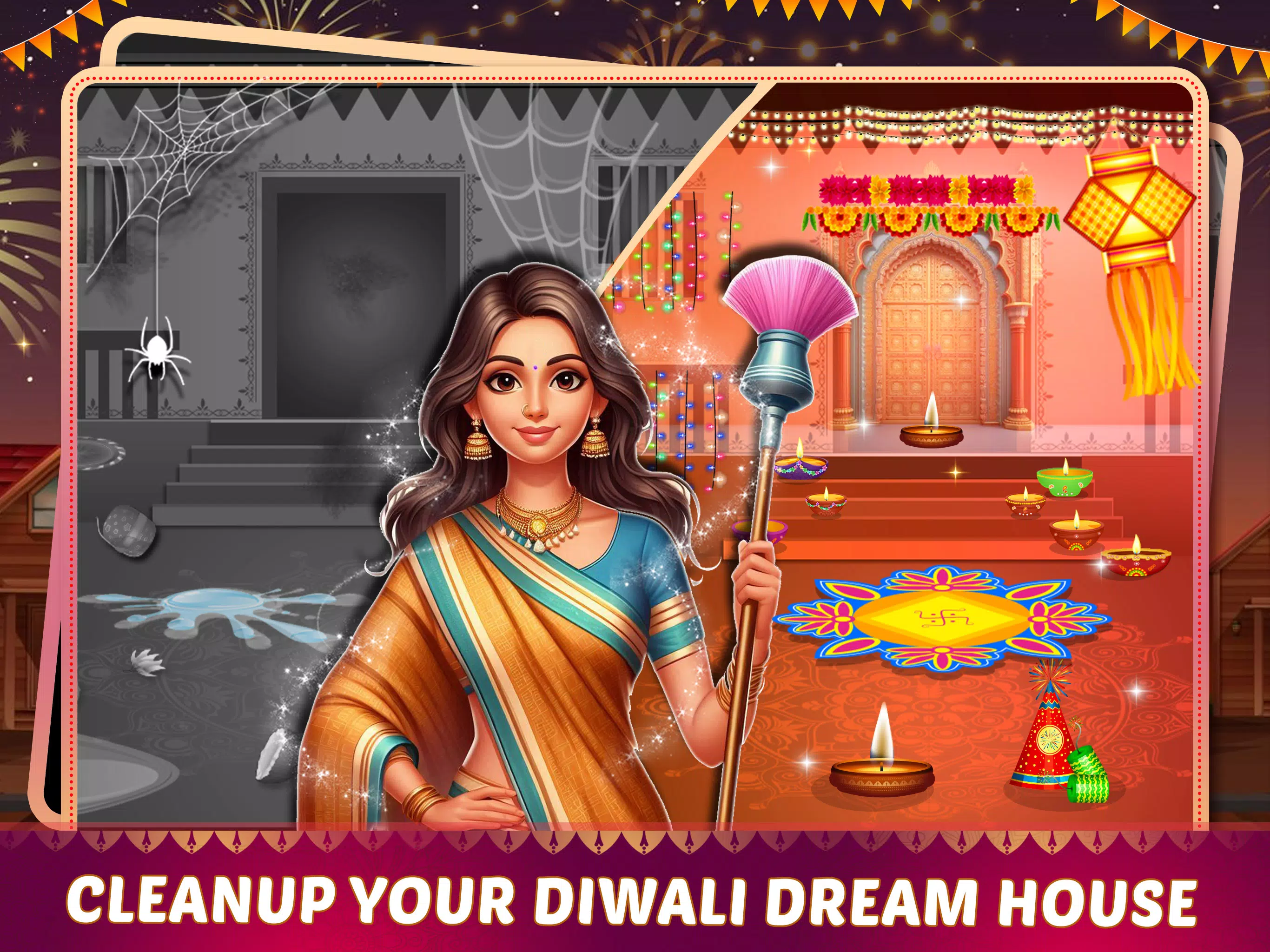 Indian Fashion Diwali Games Screenshots