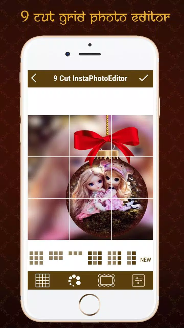 9 Cut Grids Crop Photo Editor Screenshots