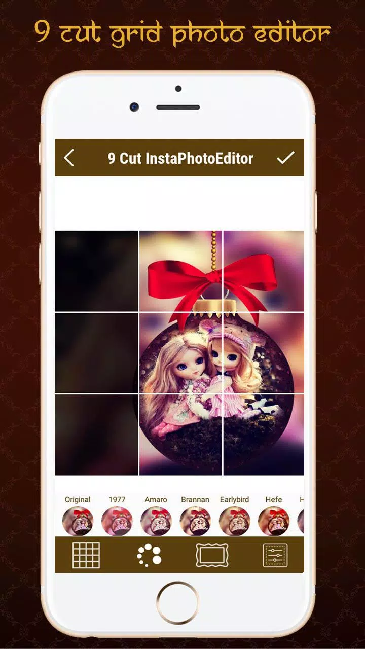 9 Cut Grids Crop Photo Editor Screenshots