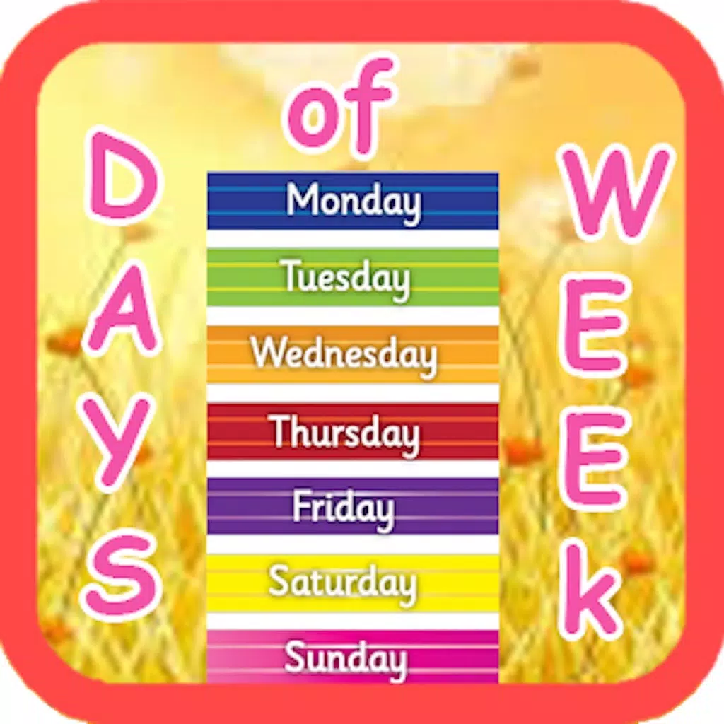 Days of Week with Sound - for preschool kids and babies using flashcards Days of Week with Sound - for preschool kids and babies using flashcards