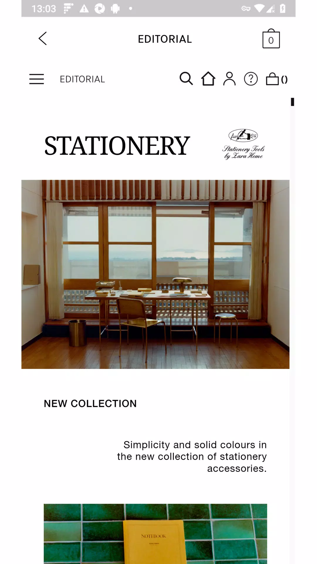 Zara Home Screenshots