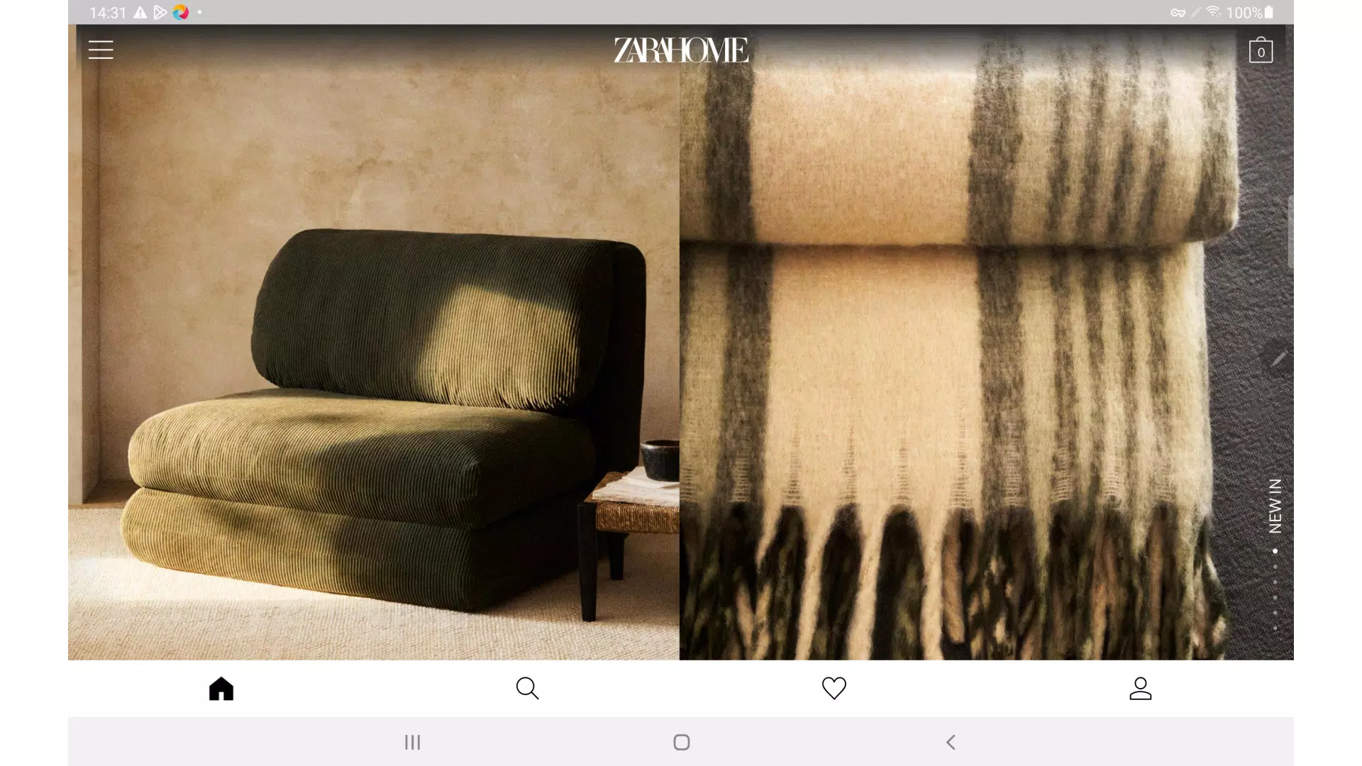 Zara Home Screenshots