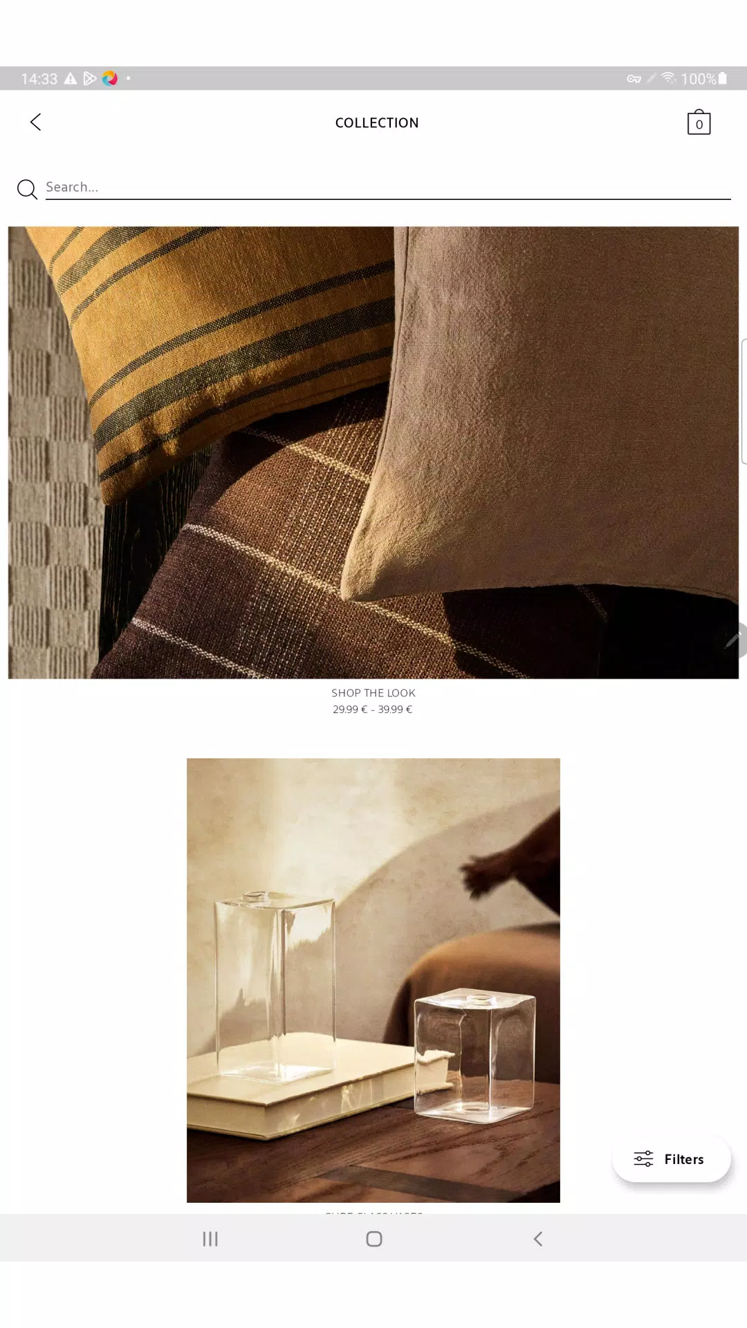 Zara Home Screenshots