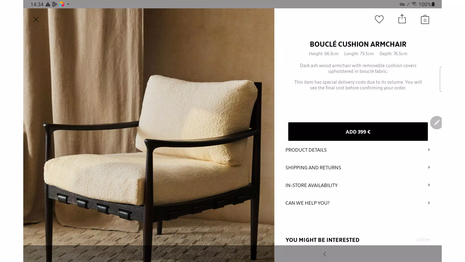 Zara Home Screenshots