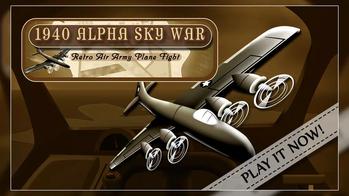 Tangkapan layar 1940 Alpha Sky War : Retro Air Army Plane Fight - Free