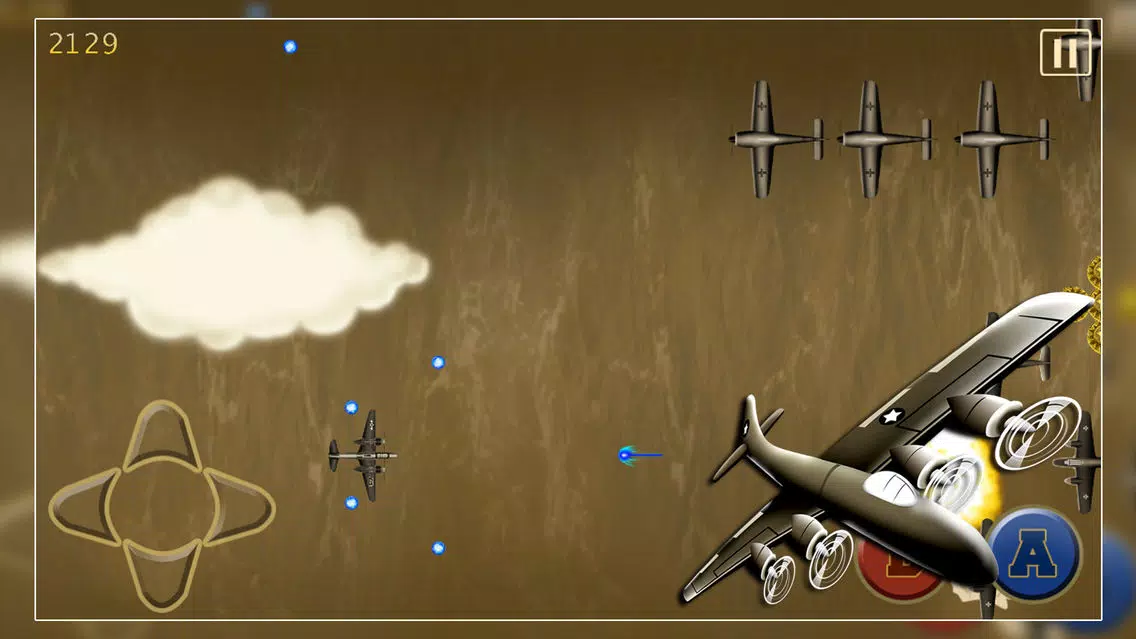 Tangkapan layar 1940 Alpha Sky War : Retro Air Army Plane Fight - Free