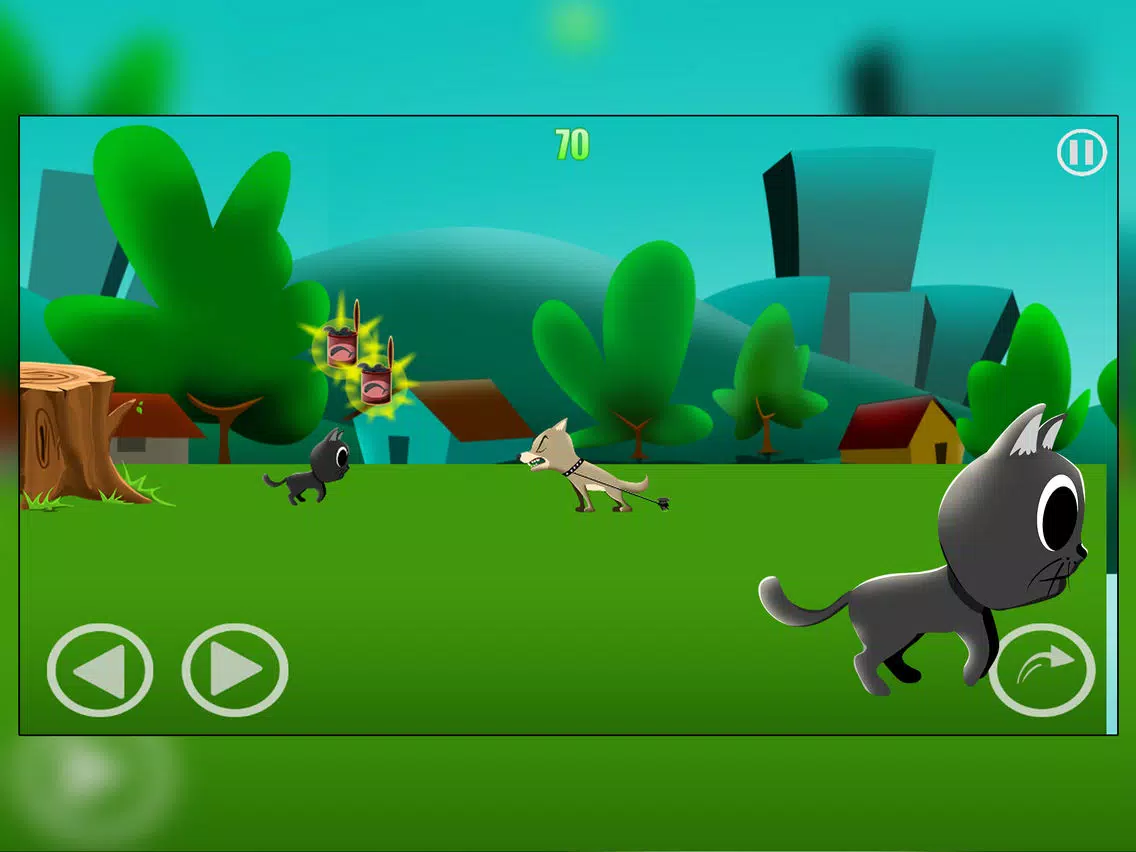 Cats War VS Dogs Fight : The Cute Tiny Kitten Fighting the Big Bad K9 - Free iPad Screenshots