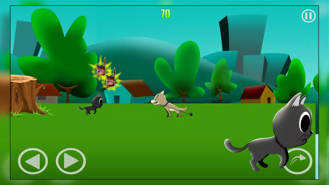Cats War VS Dogs Fight : The Cute Tiny Kitten Fighting the Big Bad K9 - Free Screenshots