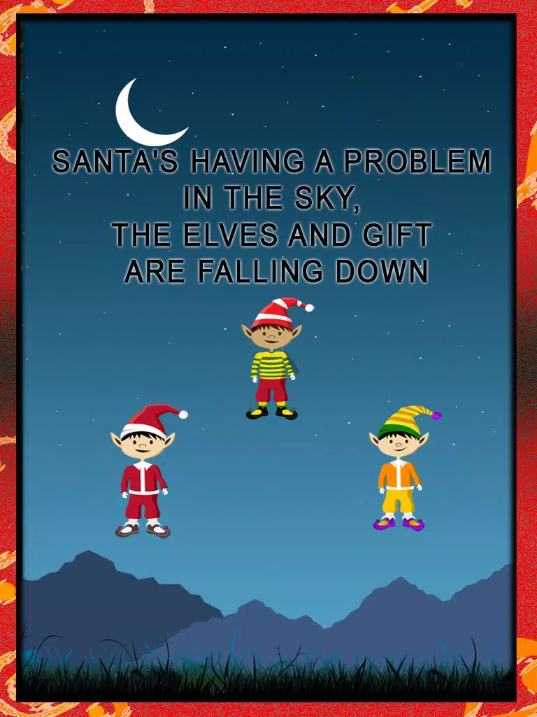 Christmas Gift Rain : Santa Claus dropping presents in the city - Free Edition iPad Screenshots