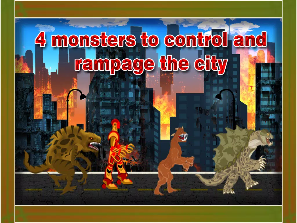 City Rampage Crisis : The Monster Mash Town Destroyers - Free Edition iPad  سکرین شاٹس