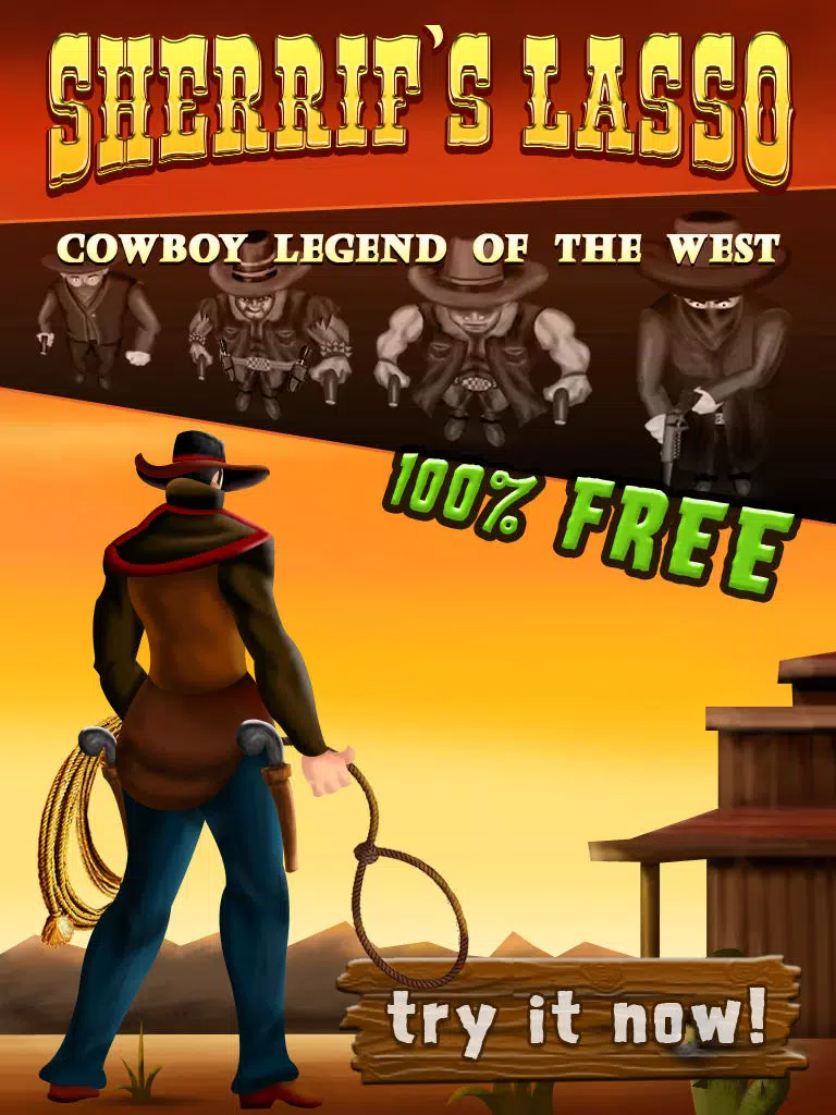 Ảnh chụp màn hình của Sherrif’s Lasso – cowboy legend of the west I iPad 