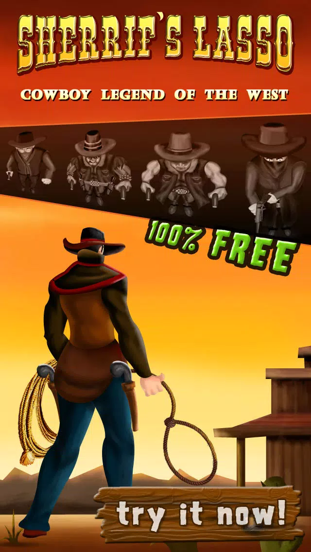Ảnh chụp màn hình của Sherrif’s Lasso – cowboy legend of the west I