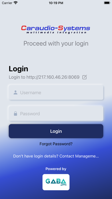CAS App Screenshots