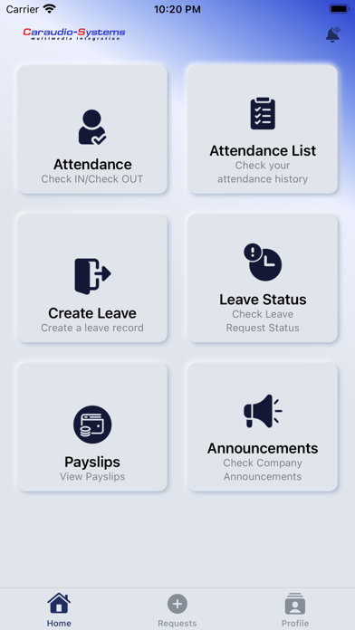 CAS App Screenshots