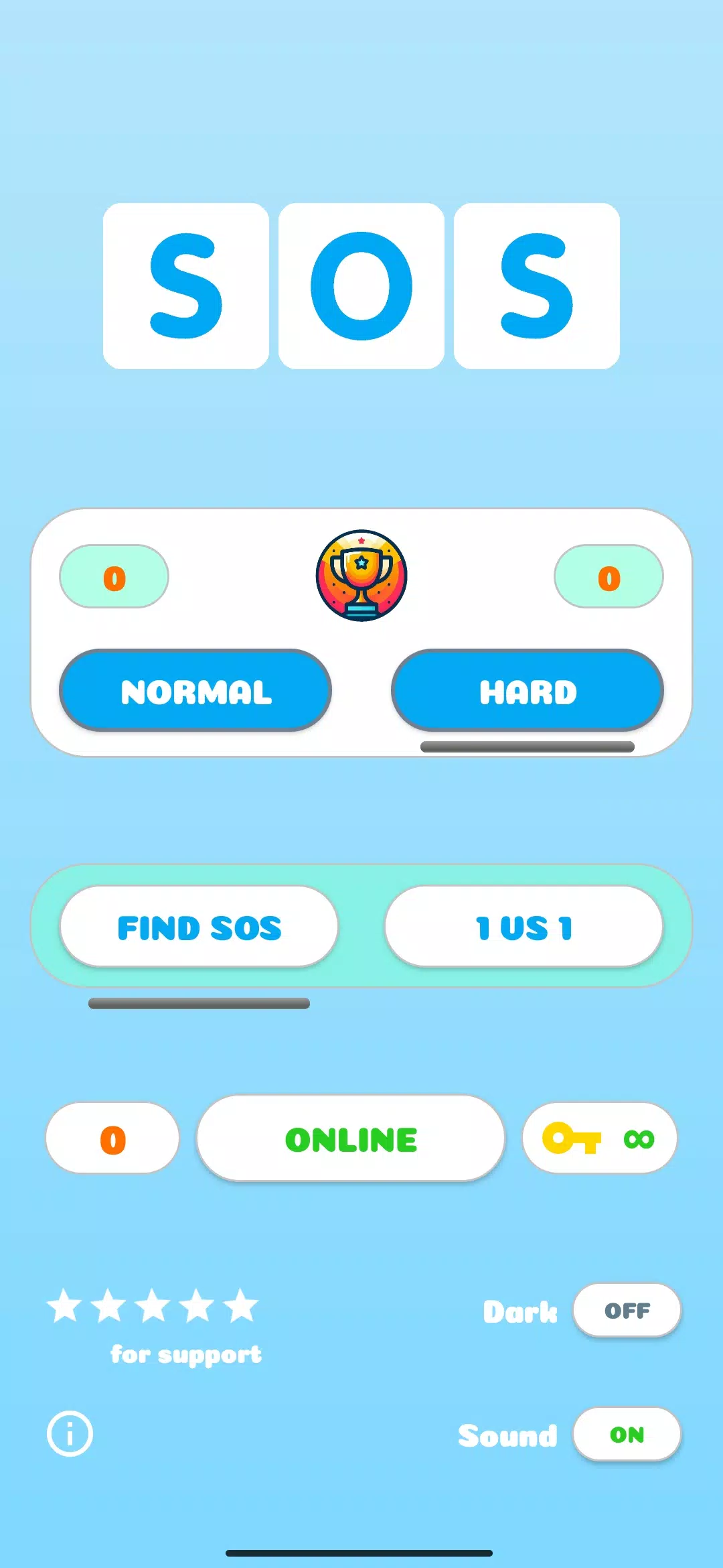 SOS Game Screenshots