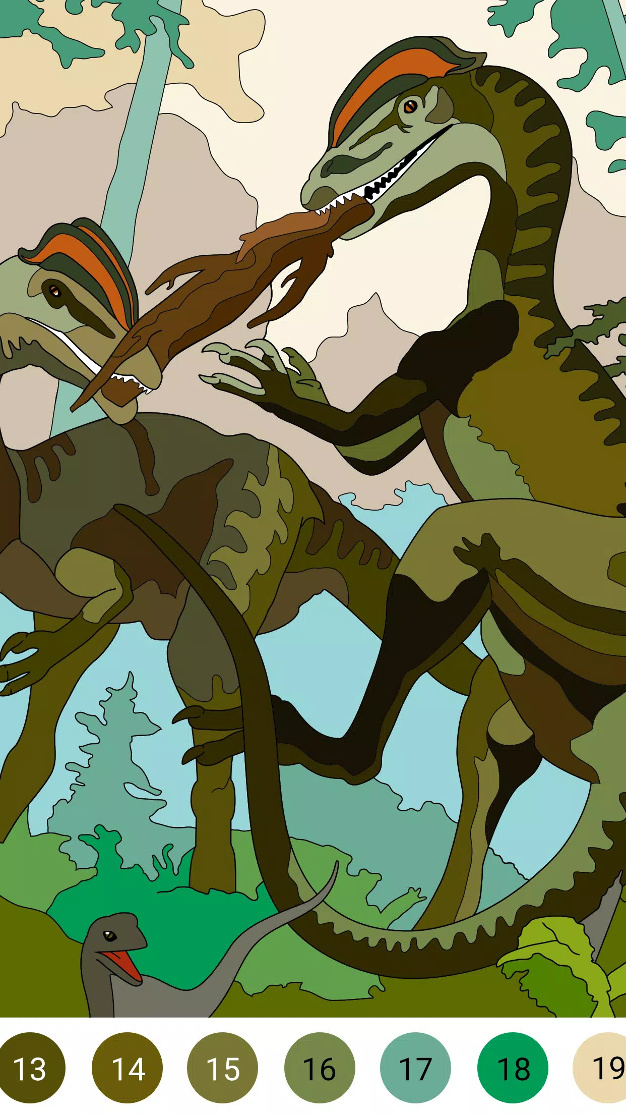 Dino Coloring Encyclopedia Screenshots