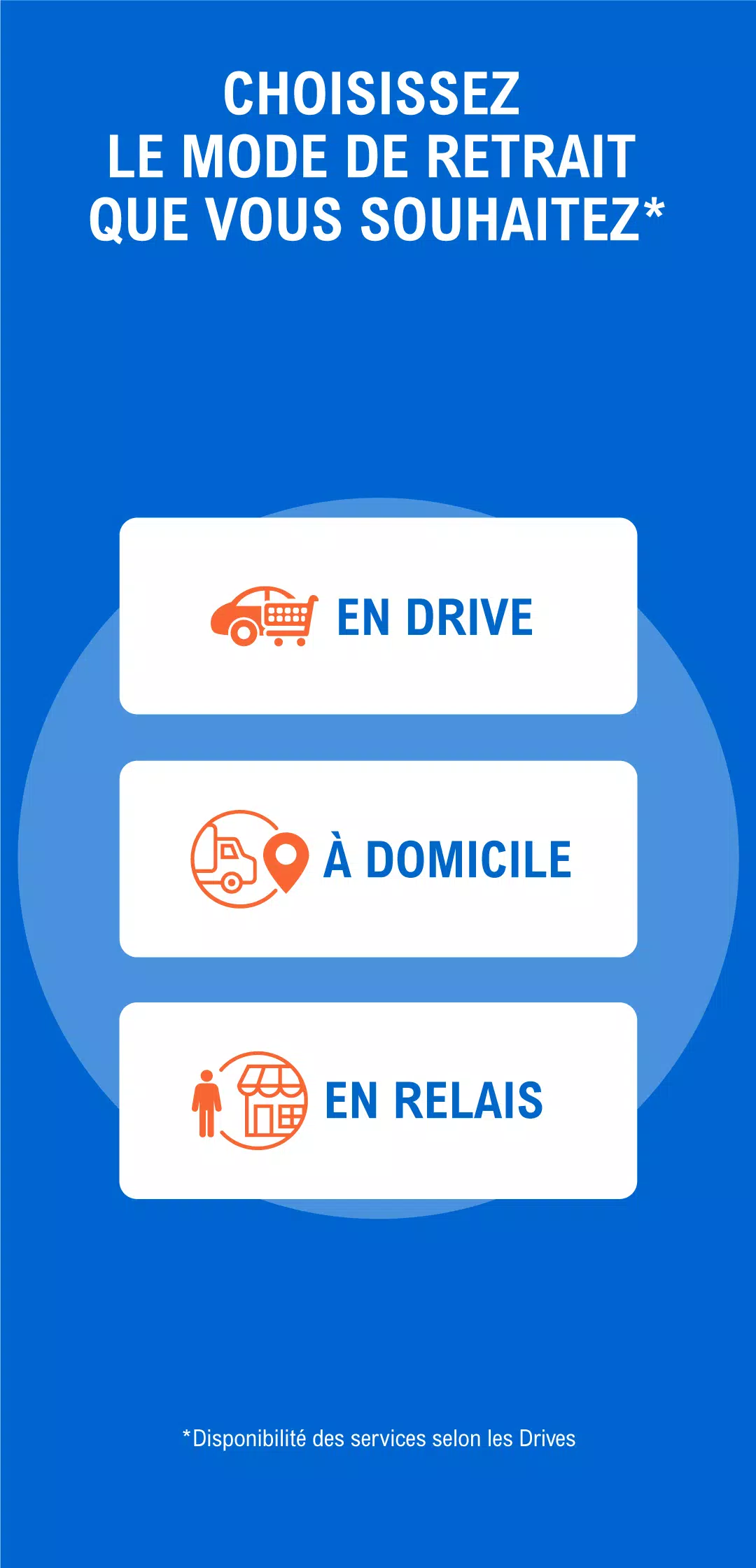 Ảnh chụp màn hình của LeclercDrive & LeclercChezMoi