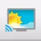 Weerplaza Chromecast met het weerjournaal, buien en regenradar en het weer voor jouw plaats