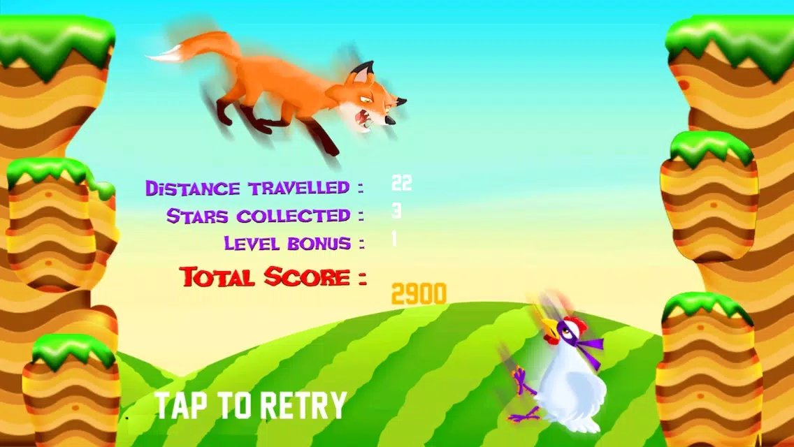 Captures d'écran de Ninja Chicken Run Multiplayer HD Free