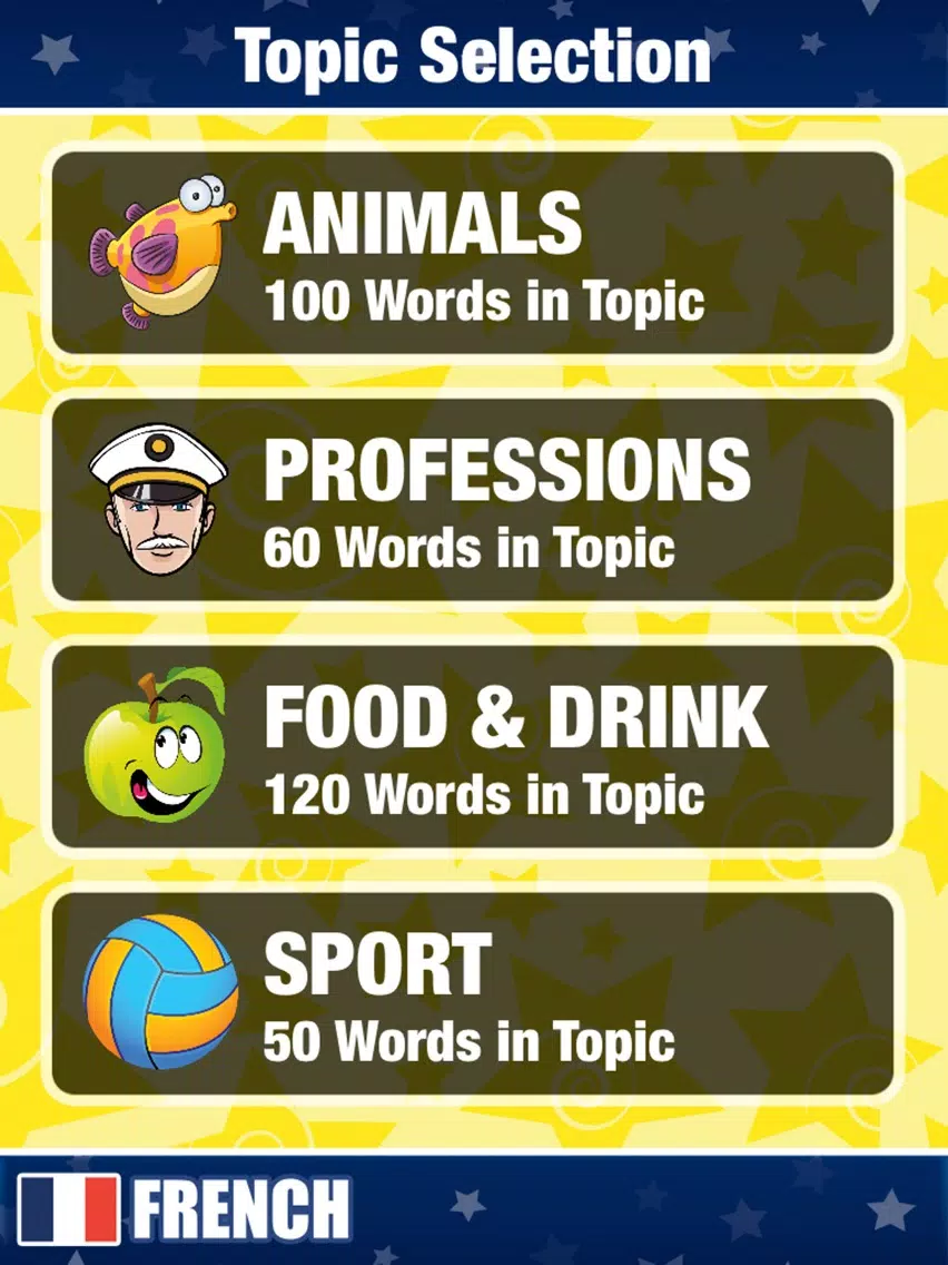 Learn French Words and Pronunciation iPad Screenshots