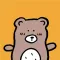 Brownie the Bear Cute Stickers