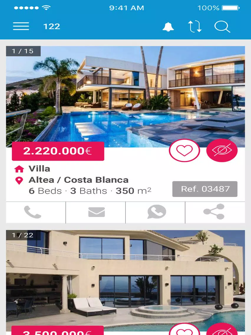 Altea Moraira Villas iPad Screenshots