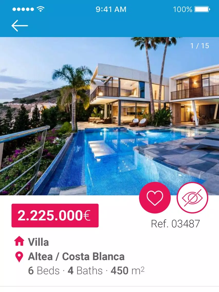 Altea Moraira Villas iPad Screenshots