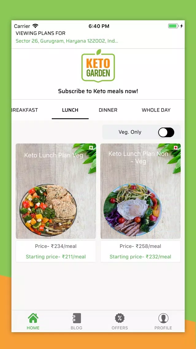 Keto Garden - Order Keto Meals Screenshots