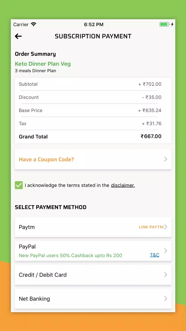 Keto Garden - Order Keto Meals Screenshots