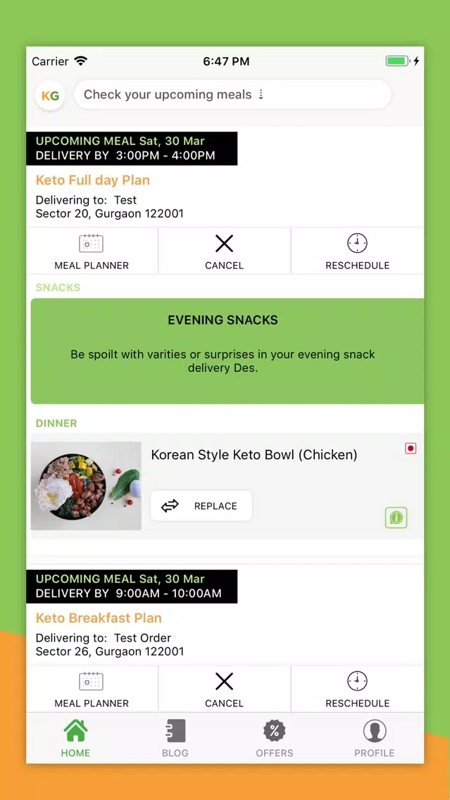 Keto Garden - Order Keto Meals Screenshots