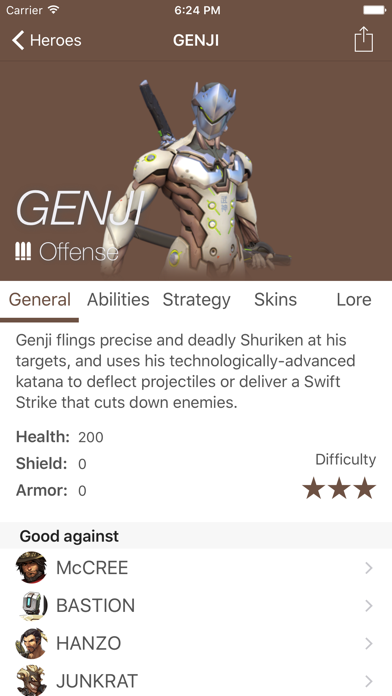 ภาพหน้าจอของ Ginfo Overwatch Edition