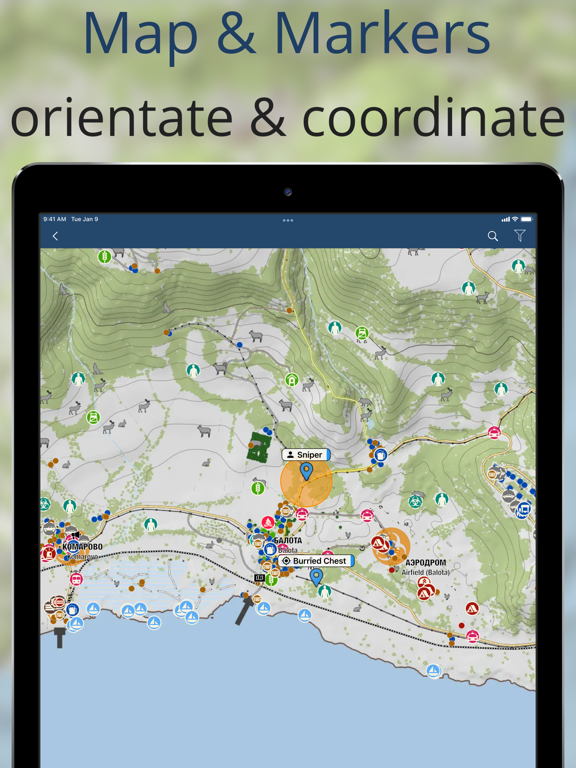 iZurvive - DayZ Maps iPad 應用截圖