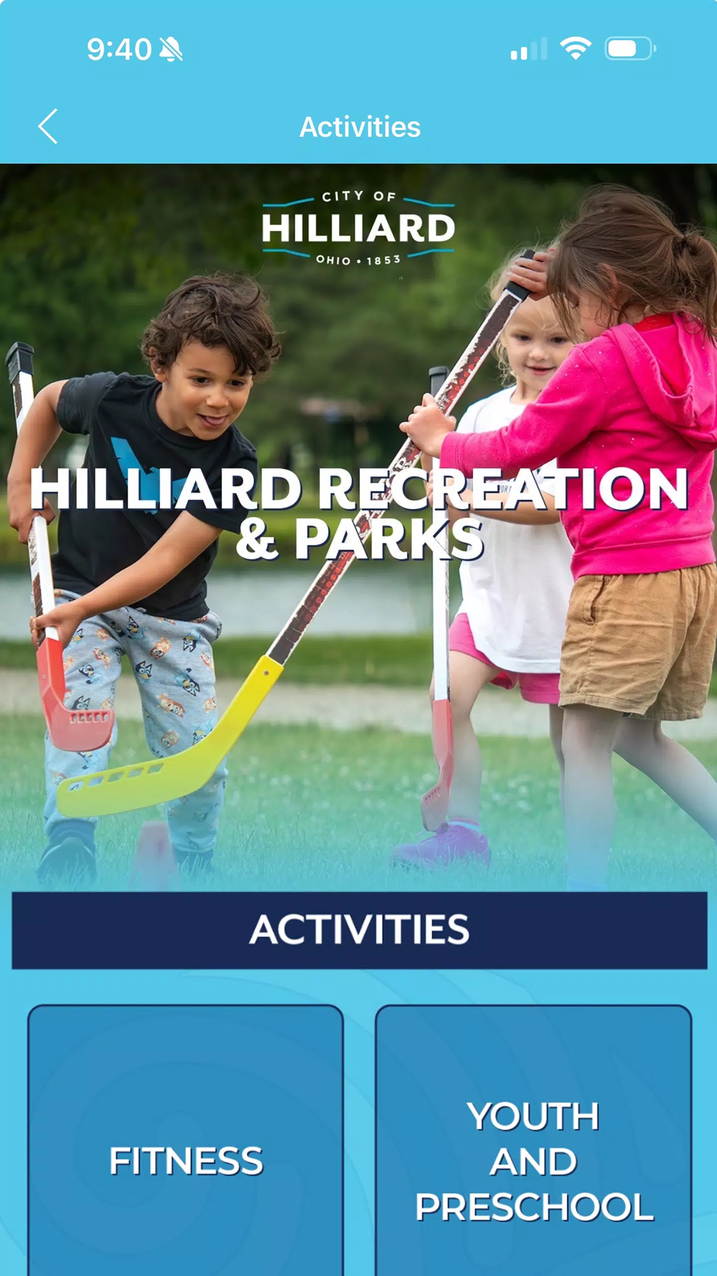 Hilliard Recreation and Parks应用截图