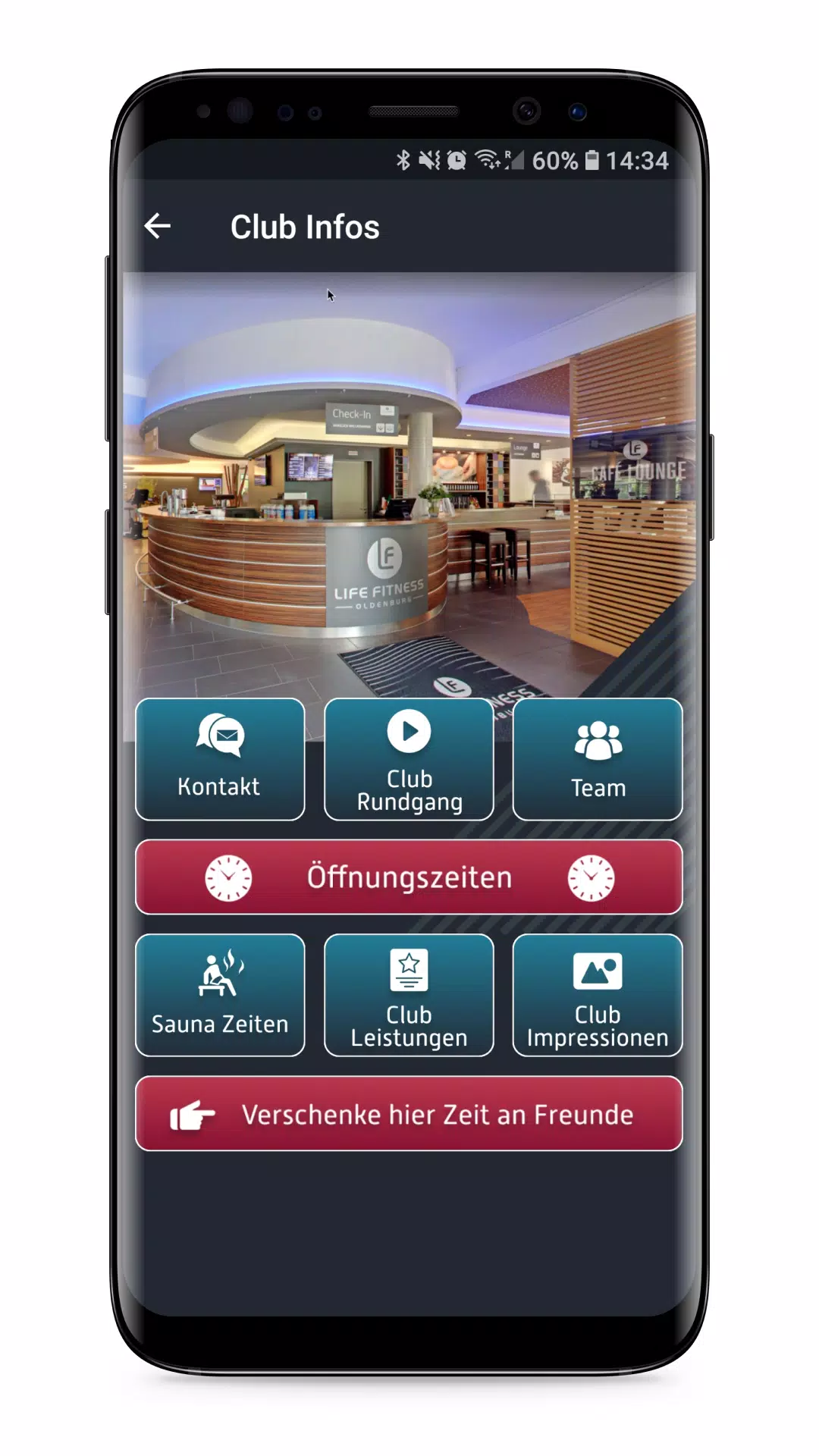 Life Fitness Oldenburg Screenshots