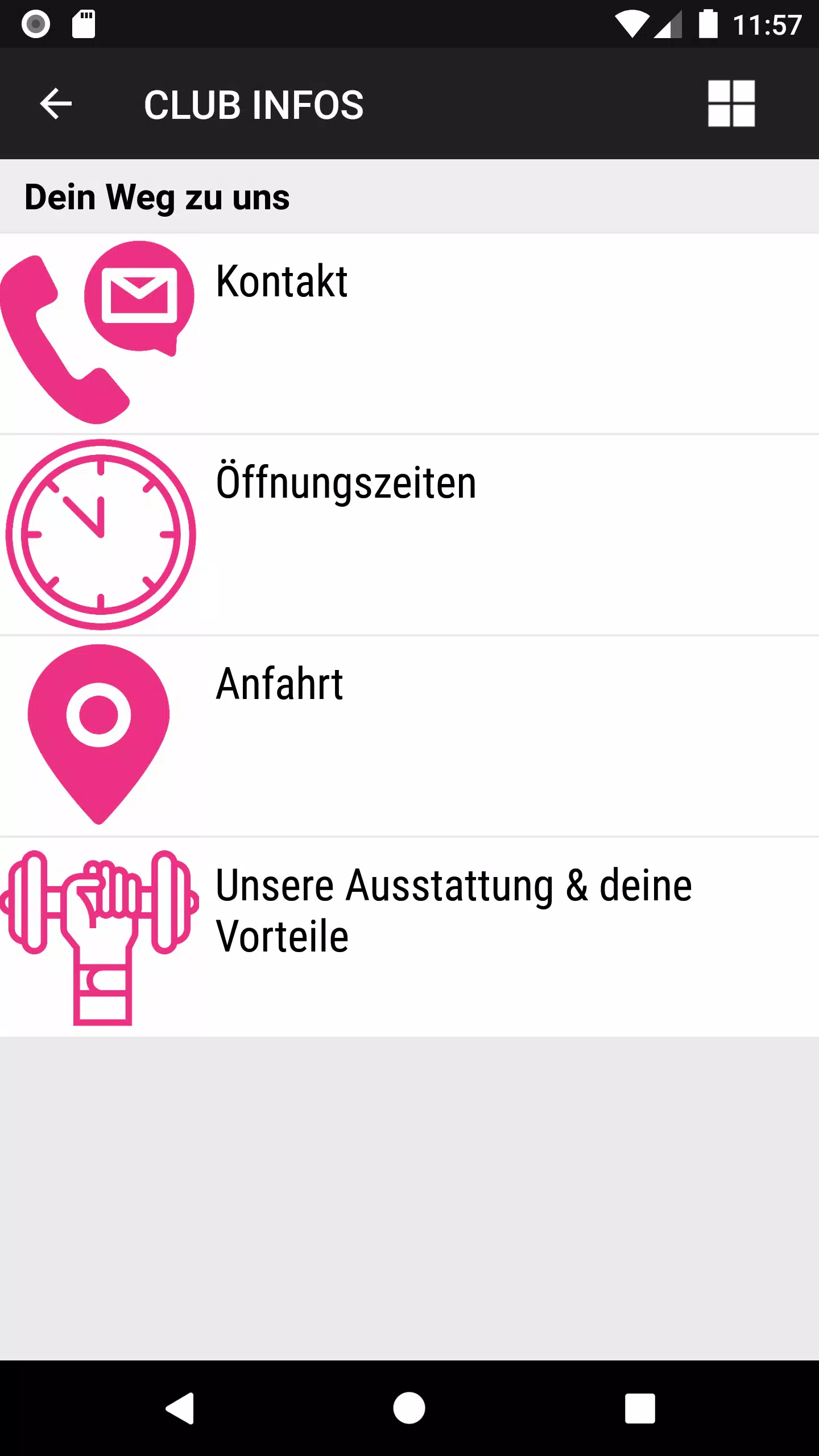 PINK Frauen Fitness Screenshots