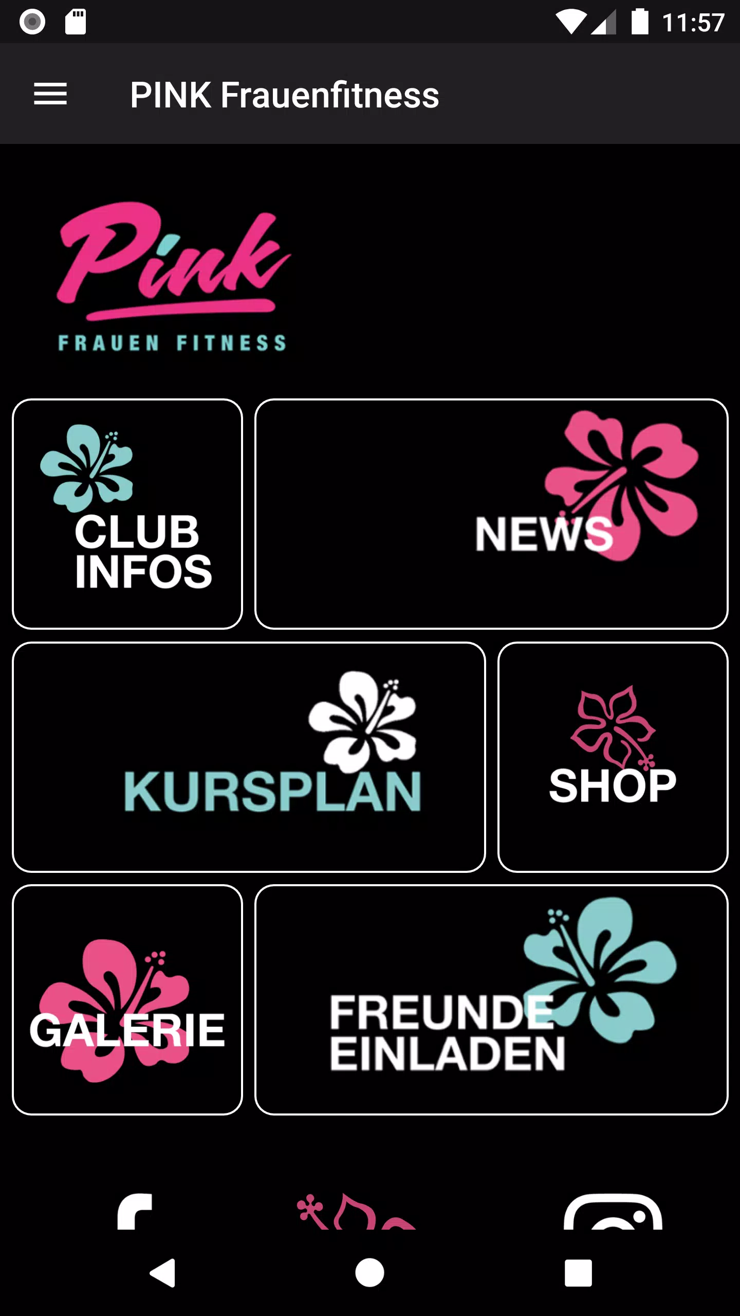 PINK Frauen Fitness Screenshots