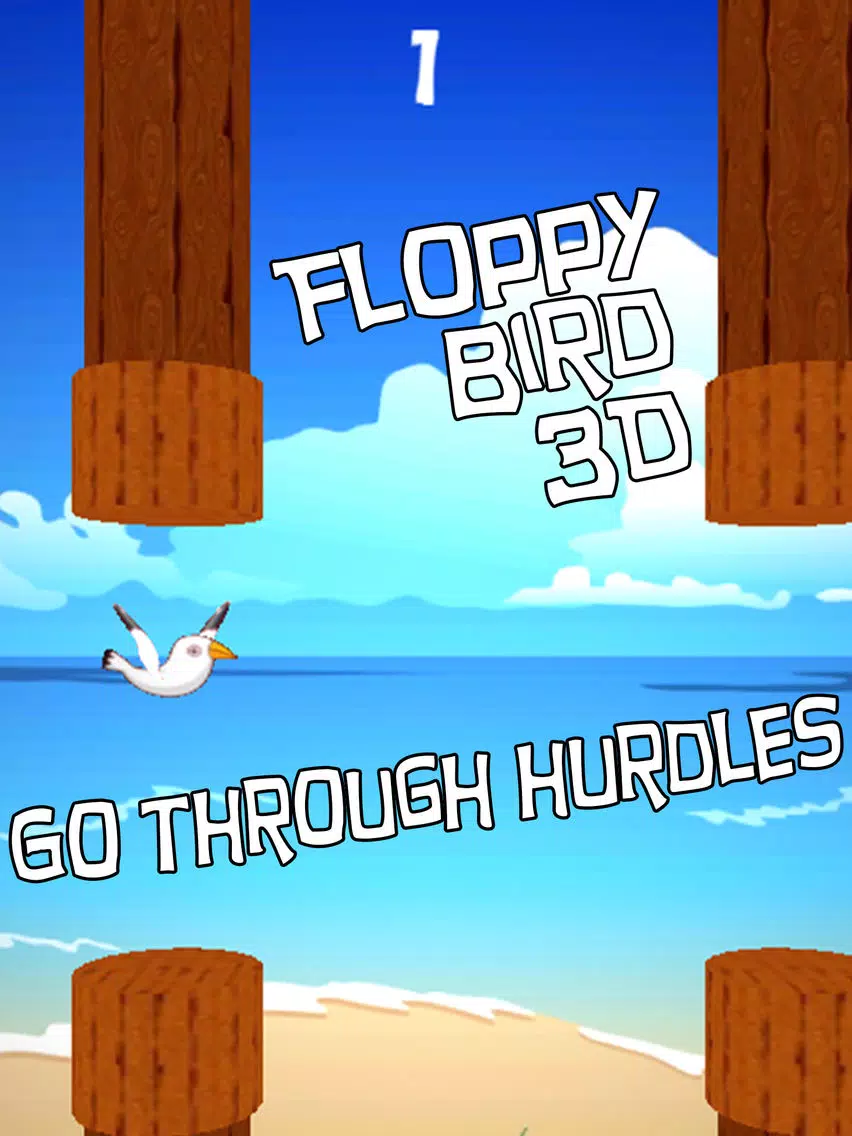 Capturas de pantalla de Floppy Bird 3D - infinity running birds in sky iPad 