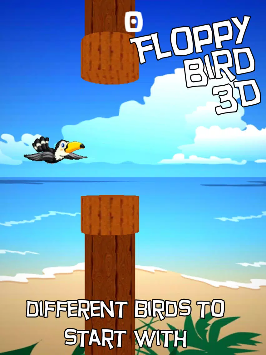 Capturas de pantalla de Floppy Bird 3D - infinity running birds in sky iPad 